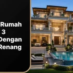 Desain Rumah Mewah 3 Lantai Dengan Kolam Renang