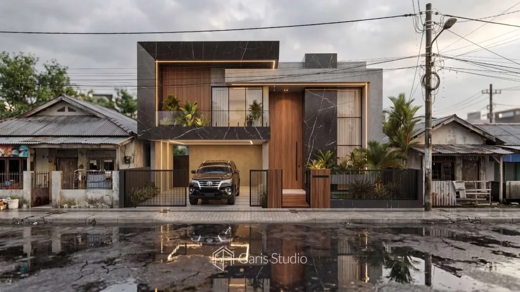 Project 76 Desain Rumah Modern Kontemporer